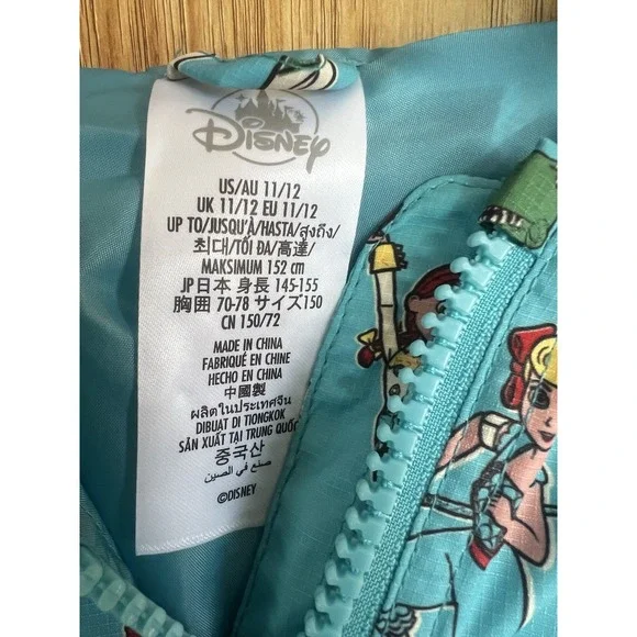 Disney Toy Story Rain Jacket (size 11/12) Kids